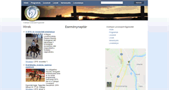 Desktop Screenshot of lovasok.paks.hu